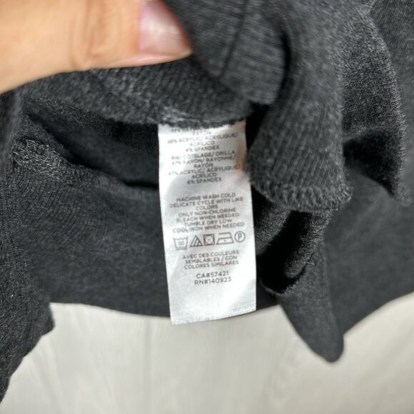 Lou & Grey charcoal high neck soft top size XS - Picture 3 of 5